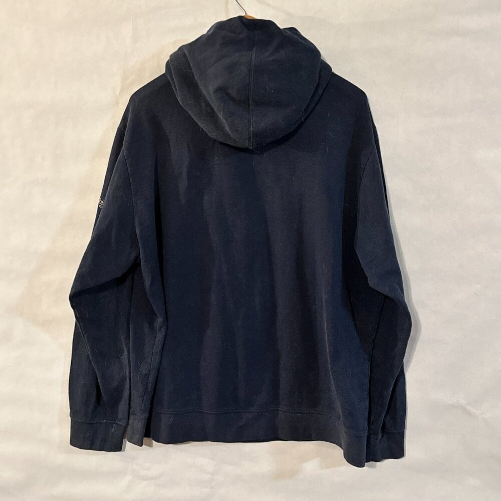 Columbia USA Fishing Fish Fisherman Blue Long Sleeve Sweater Hoodie XL - Picture 2 of 6